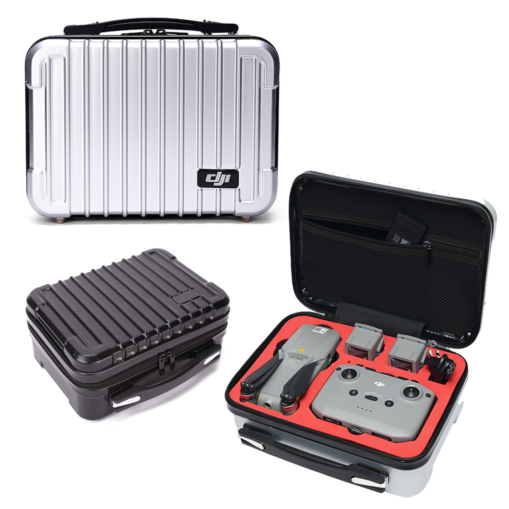 Mavic air 2 capa rígida portátil, bolsa de armazenamento à prova de choque, grande capacidade, para dji mavic air 2, acessórios