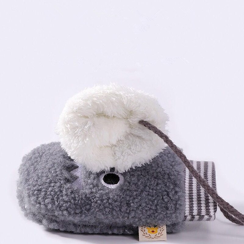 Crianças meninos meninas luvas de inverno bebê dedo cheio luvas engrossar infantil velo criança mão mais quente luvas 1-4y