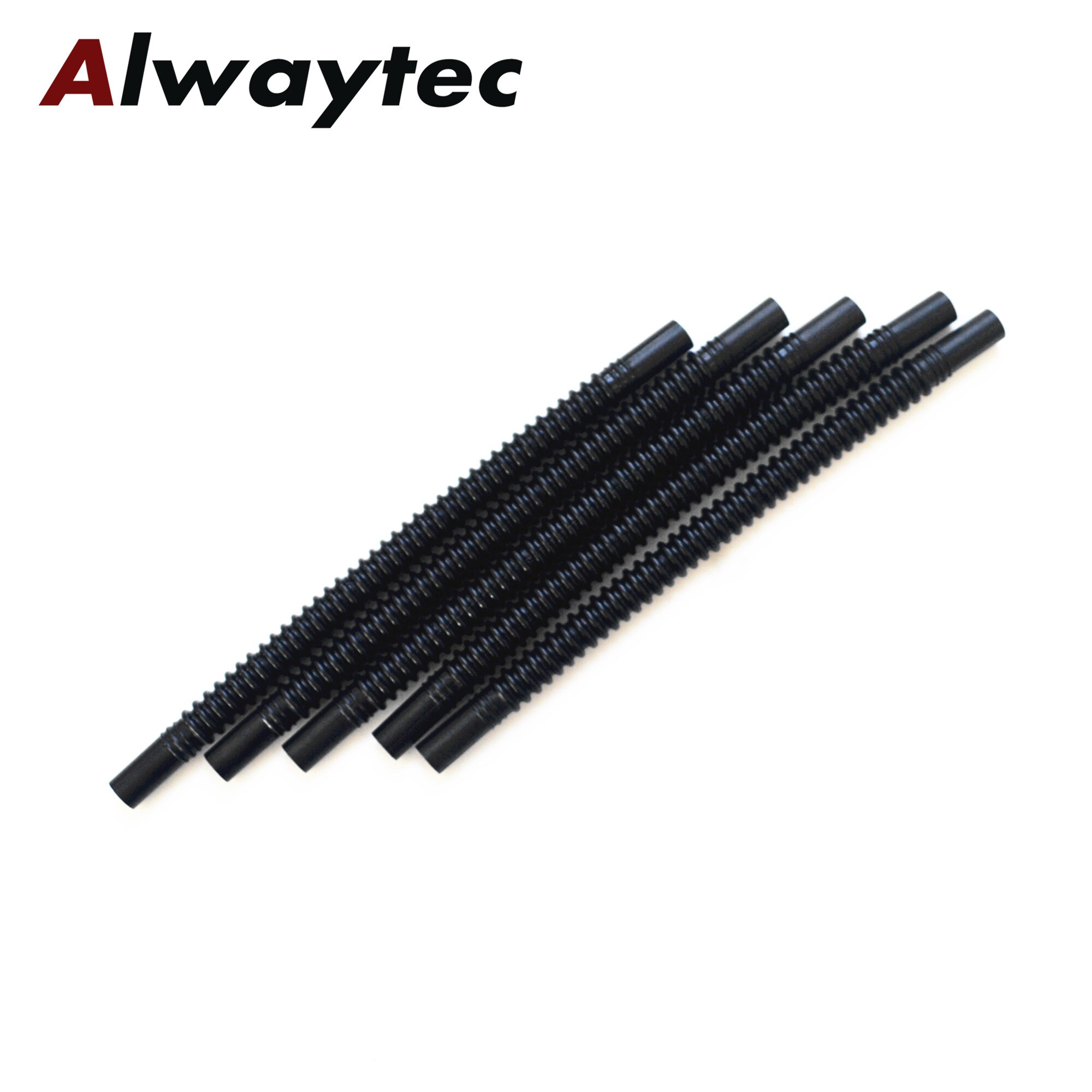 ID8mm 200mm Black PA12 plastic bendable assembly line corrugated bellows pipe for fuel pump