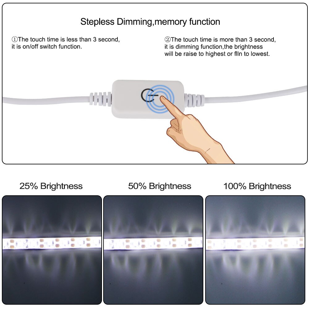 Sewing Machine Light Adjustable Flexible USB Multifunctional Self-adhesive Work Lamp Sewing LED Strip Light светильники