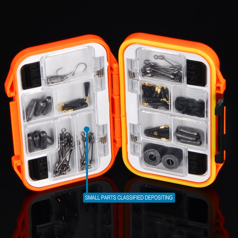 Double Sided Fishing Tackle Box 8/10/12/16 /26 Grids Bait Lure Hook Compartment Storage Case Waterproof Fishing Accessories