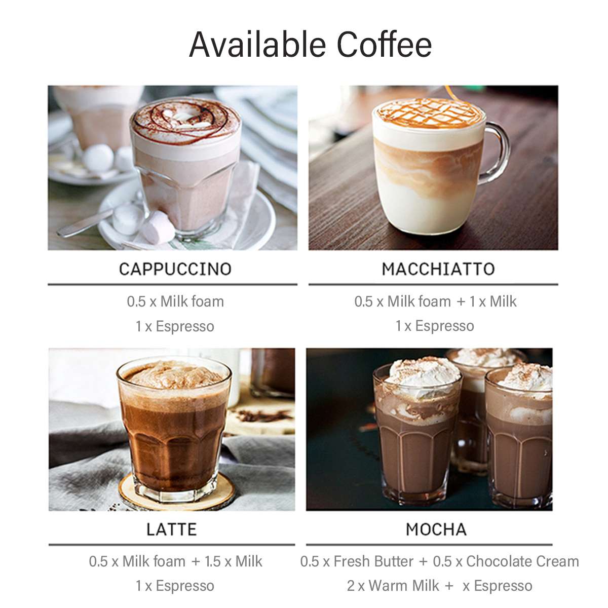 480w 6 kopper elektrisk te kaffetrakter gryte espresso kafeteramaskin mokka avtakbar kaffemaskin til hjemmekontor