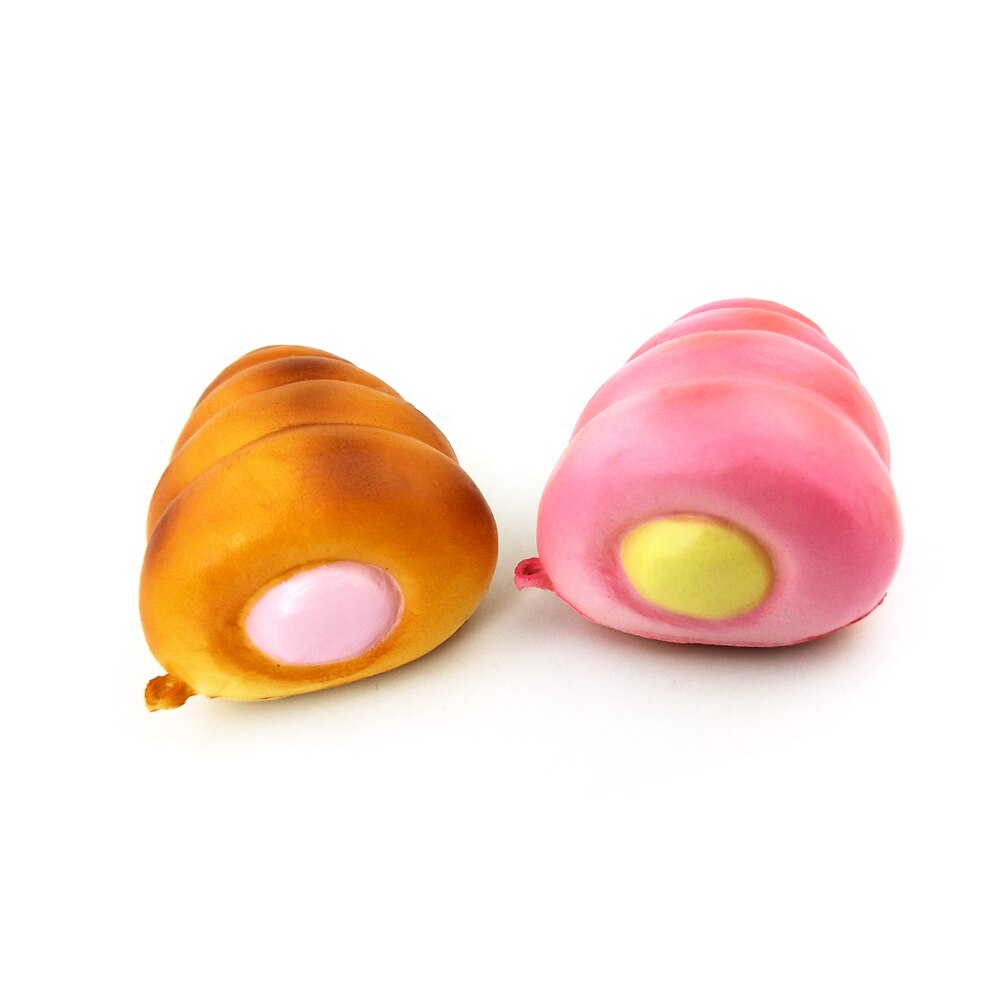 Sammy Squishy Speelgoed Mini Shell Brood Creatieve Dessert Speelgoed Trage Rebound Novel Squeeze Toy Stress Relief Fun Kid Xmas