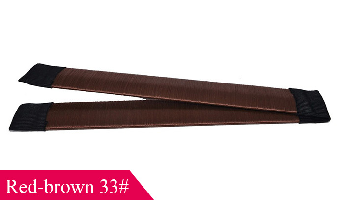 Herramienta para hacer moños, herramienta para hacer moños, fácil y rápido, herramienta mágica Original para hacer rosquillas: Red-brown 33