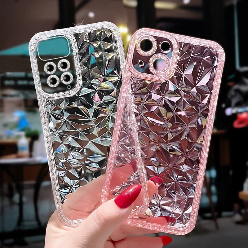 For Xiaomi Redmi Note 11 10 Pro Max 10S 11S 11Pro 10Pro 10 S Global Xiaomi 11T Pro Poco X4 Pro Case Luxury Glitter Phone Cover