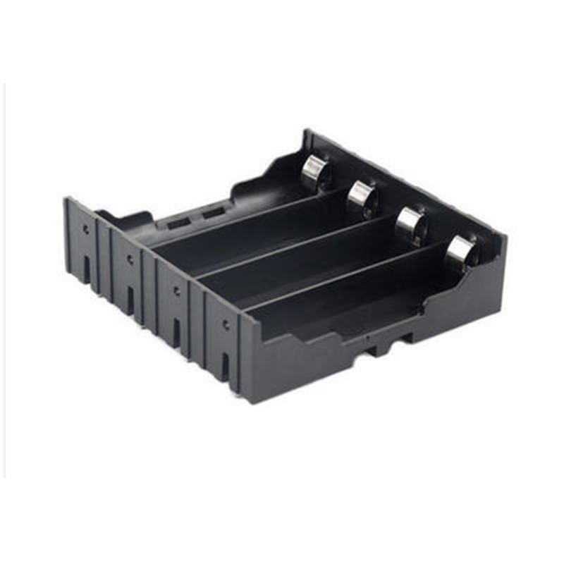 1 PCS DIY 1/2/3/4-Slot 18650 Battery Holder With Pins Batteries Case Container Hard Pin DIY ABS 18650 Power Bank Cases