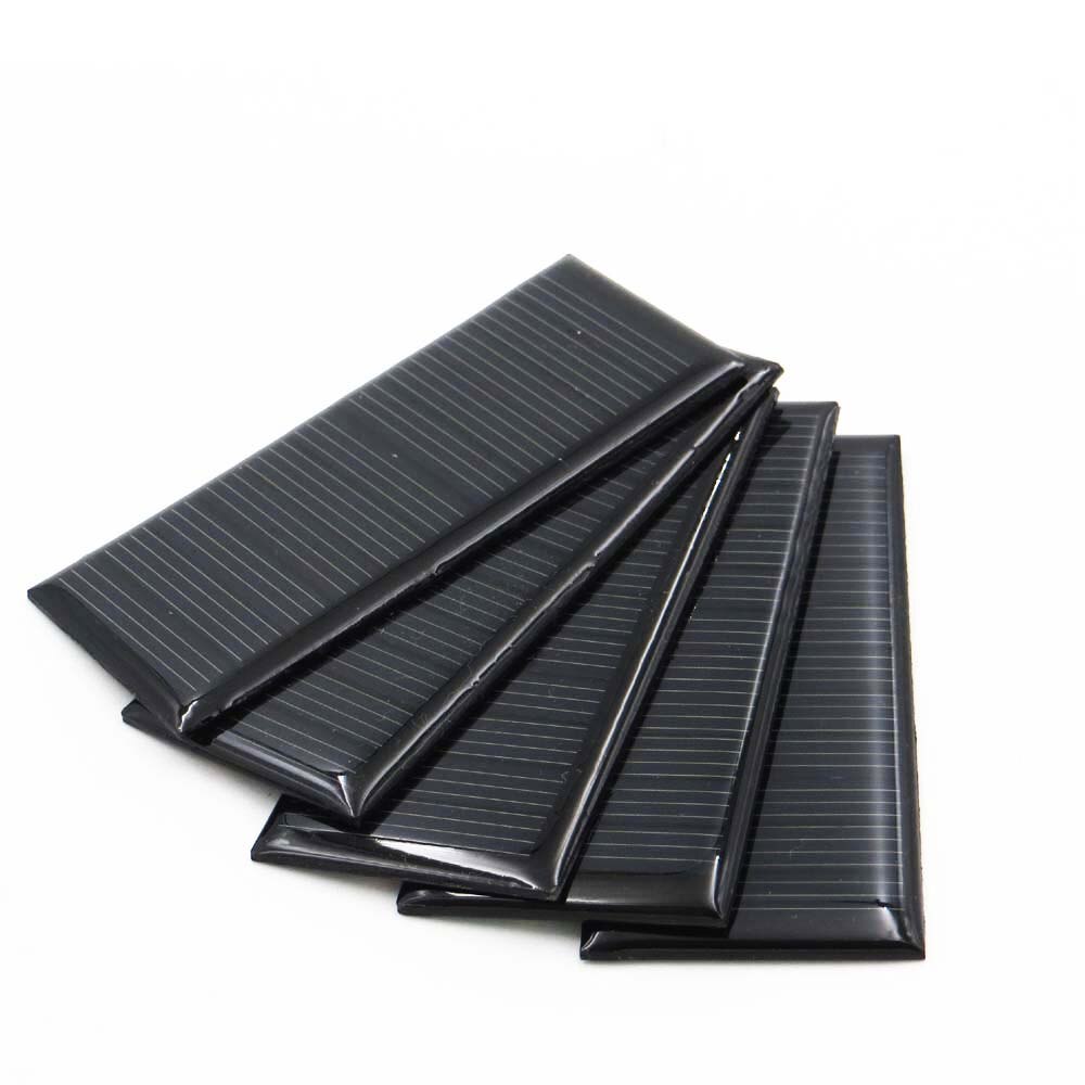 10pc x solcellemodul 5.5v 0.38w 70ma bærbar modul gjør-det-selv solcellepanel for mobiltelefonlader hjemmelys leketøy etc solcelle