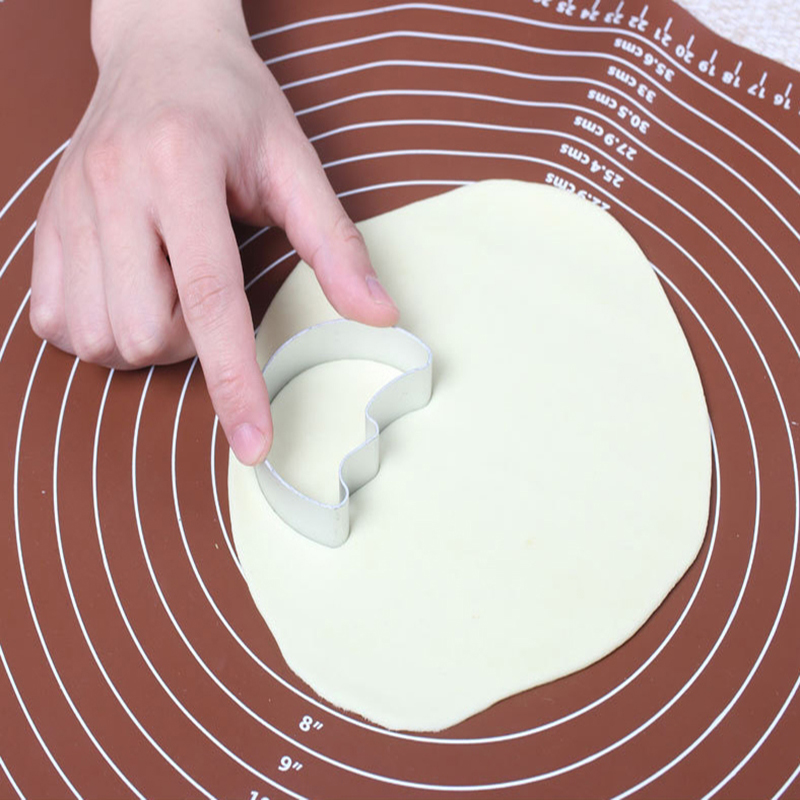 Non-stick Silicone Baking Mat with Scale Dough Pad Kneading Dough Non Stick Pastry Crepes Pizza Dough Mats Kitchen Baking Tools
