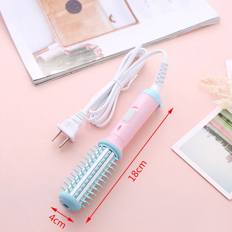 Mini ferro de ondulação 220v elétrica pequeno cabelo alisamento curling iron conjunto bonito plana ferros viagem ferramentas alisador cabelo