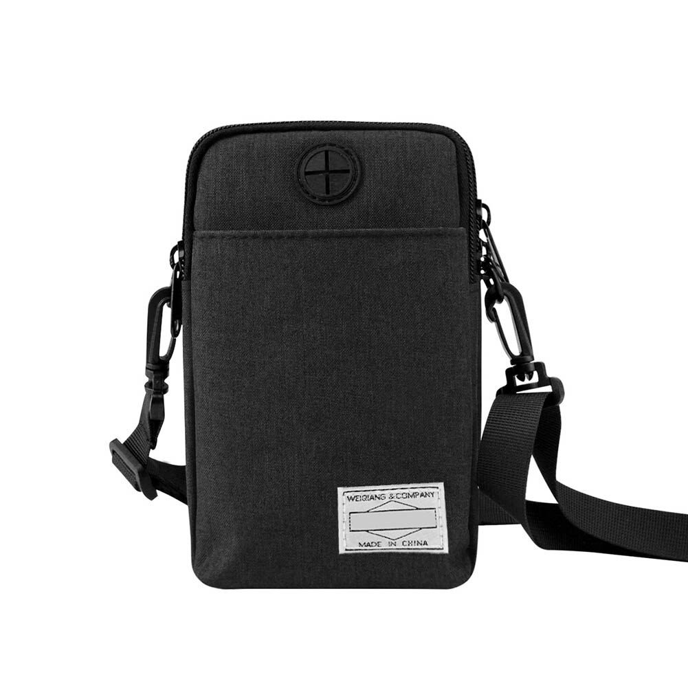 Multifunctional Waterproof Phone Bag Mini Crossbody Bags with Earphone Hole CNT 66: Black