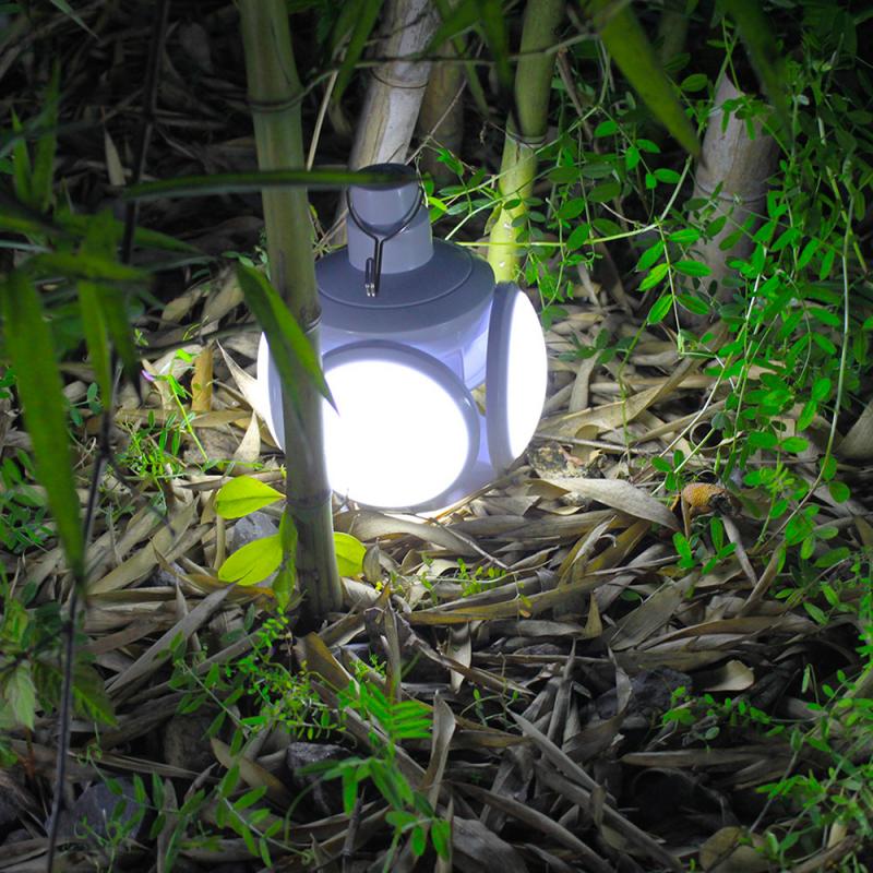 Led Outdoor/Indoor Solar Lamp Kamp Tuin Verlichting Circulaire Hooking Afstandsbediening Lamp Outdoor Verlichting