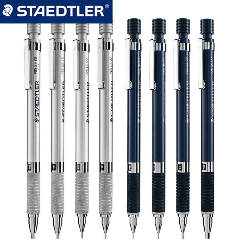 Lápiz automático Staedtler 925 Series 25 | 35 lápiz de dibujo de lápiz movible de centro de gravedad bajo de varilla de Metal