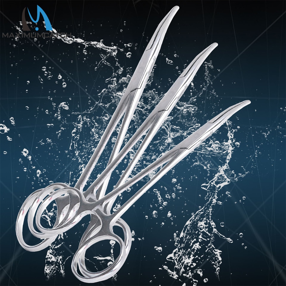 Maximumcatch 14cm 16cm 18cm Fishing Accessory Curved Hemostats Fly Fishing Forceps