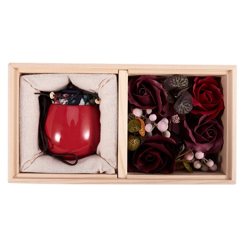 Bath Rose Hand Soap Flower Petals Rose Soap Box Set Guest Soap Shaped Petals Best Ideas Her Women Teens Girls Mom Bir: Red