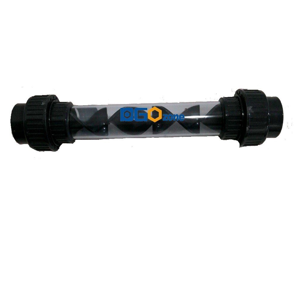 FREIES 1/2 "und 3/4" UPVC Statische Mischer mischen ausrügestochen Kunststoff Hohe Effizienz Ozon Mischen Ausrügestochen DGOzone