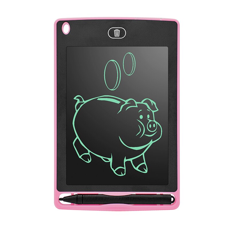 8.5/10/12 inch LCD Writing Board Children&#39;s Drawing Graffiti Board Interest Training Indoor And Outdoor Interactive Toys: 6.5 inch Pink
