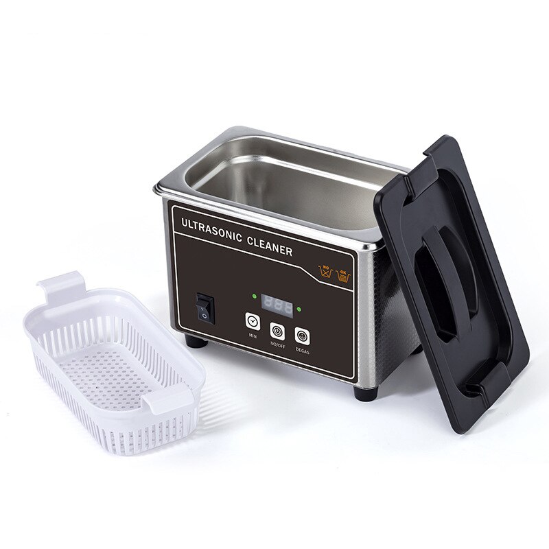 Ultrasonic Cleaner 35w 800ml Household Digital Stainless Steel Basket Ultrasound Cleaning For Denture Watches Glasses: EU