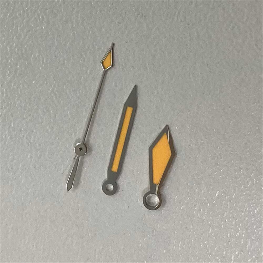 Voor NH35 NH36 Horloge Handen Lichtgevende Horloge Oranje Pointerwatch Beweging Accessoires