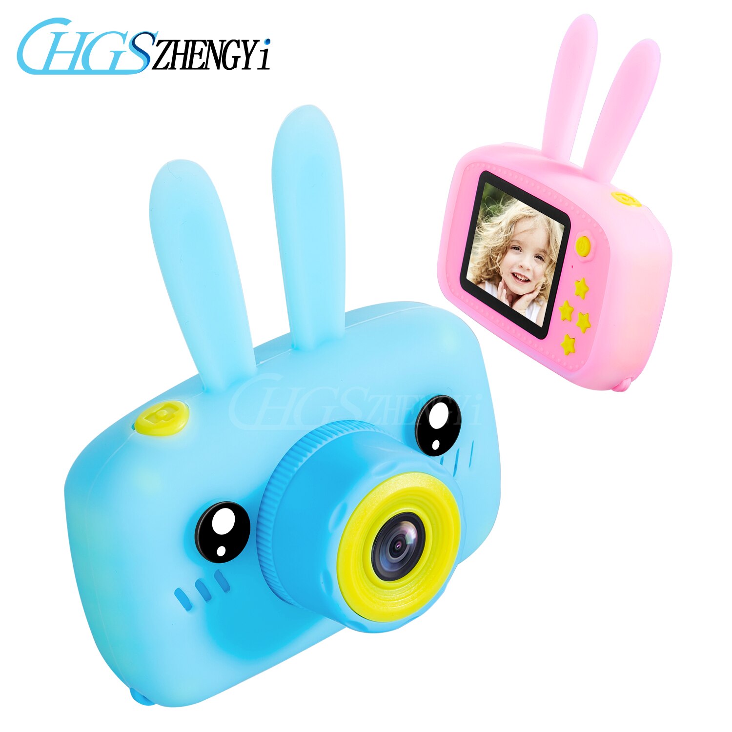 Dla dzieci aparat fotograficzny aparat cyfrowy HD Cute Cartoon dzieci aparat zabawki prezent urodzinowy zabawki edukacyjne dla dzieci aparat fotograficzny dla dzieci dziewczyna