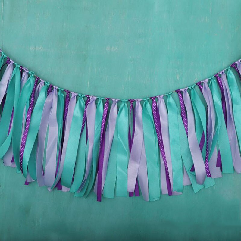Blaue Quasten-Girlande Aus Seidenpapier – 20 Stück, DIY-Deko Für Partys