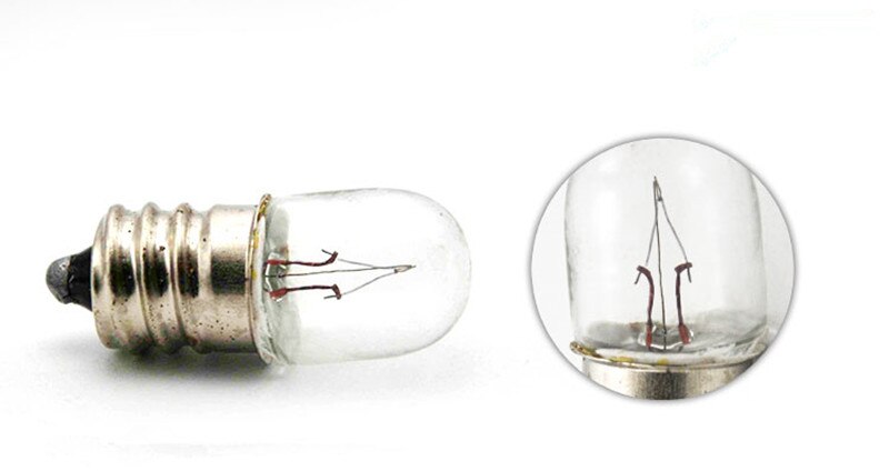 Petite ampoule de vis E12 18V 24V, lampe d&#39;instrument, perles 28V, équipement, 10 pièces/lot