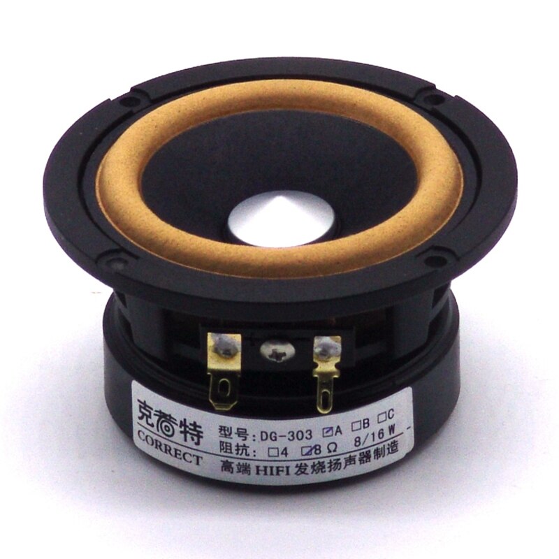 2pcs 3 inch full range speaker aluminum cone rack leather edge bluetooth speaker desktop bookshelf