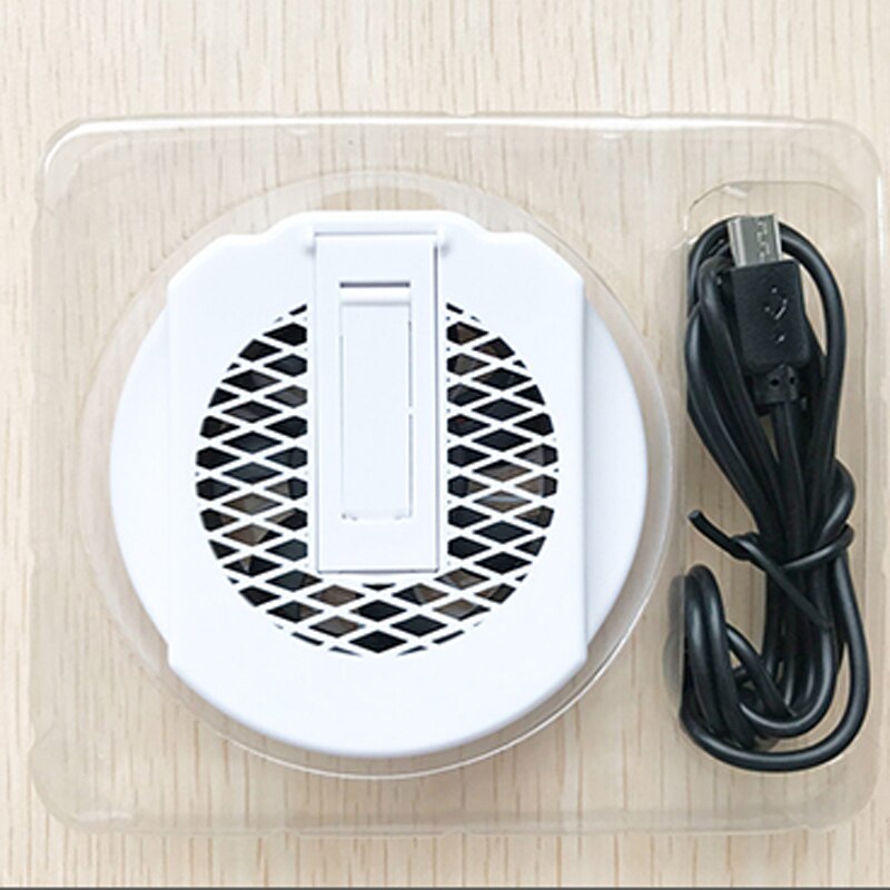 Soporte de ventilador silencioso Universal para teléfono móvil, radiador de disipador de calor para videojuegos, iPhone, iPad, Android, enfriador ajustable portátil: White