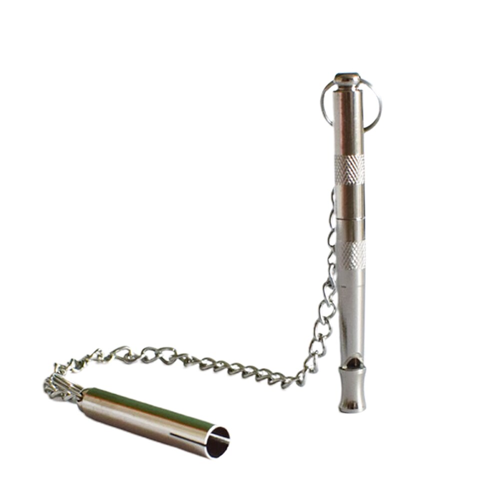 Silbato de Metal para perros, herramienta de entrenamiento para gatos de frecuencia ajustable, práctico, portátil, flauta, suministros para mascotas