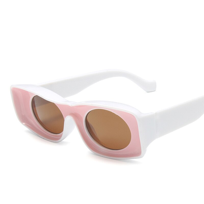 Konkav stel solbriller dreng pige universel overdreven form solbriller sjove briller  uv400