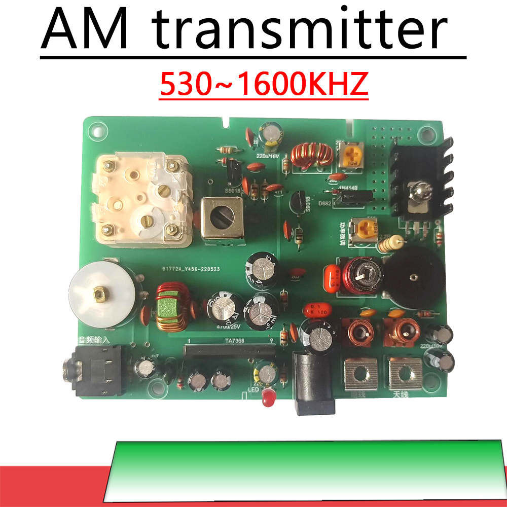 530-1600 kHz Mittelwellensender Radio Experimenteller AM-Sender RF-Signalquelle, Schultrainingsstation Audiomodulation
