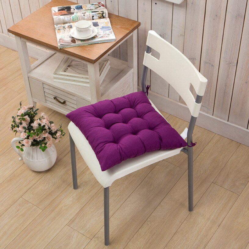 Oreillers pour chaises plancher siège coussin épaissir Tatami salle à manger chaise coussins couleur unie maison décoratif assis canapé oreillers: 5