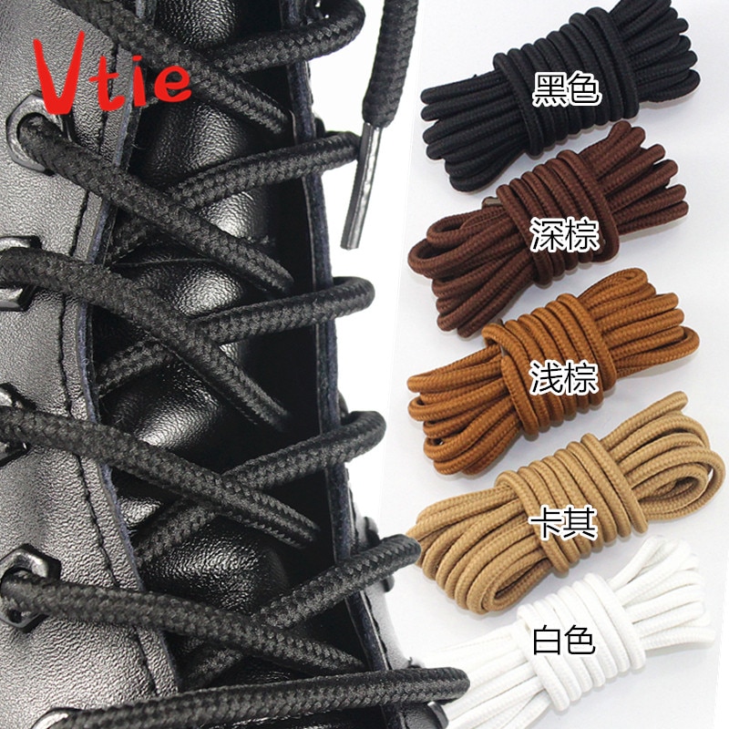 63inch/160cm Strong Round Shoelaces Shoestrings Shoelace Shoe Laces Cord Ropes fot Martin Boots