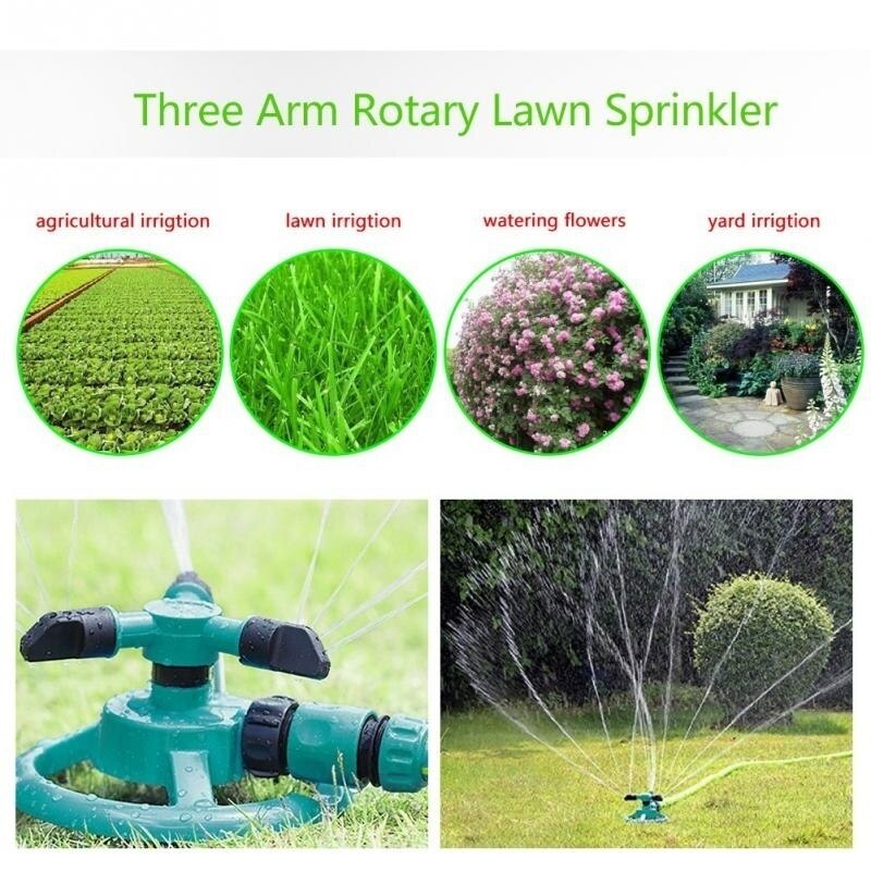 Drie Arm Tuin Sprinkler Watering Gazon Hoofd Sprinkler Tuin Sprinkler Corefly 1 Pc