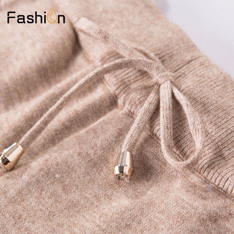 Vrouwen Trui Pak en sets Gebreide Truien Broek 2 STUKS Trainingspakken Vrouw Casual Gebreide Broek + Jumper Tops Kleding set