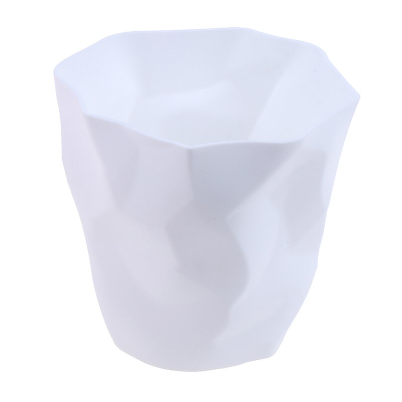 Pen Pencil Holder Container Desk Multifunction Mini Desktop Dustbin Vase Pot Makeup Brush Holders Home Office Stationery: White