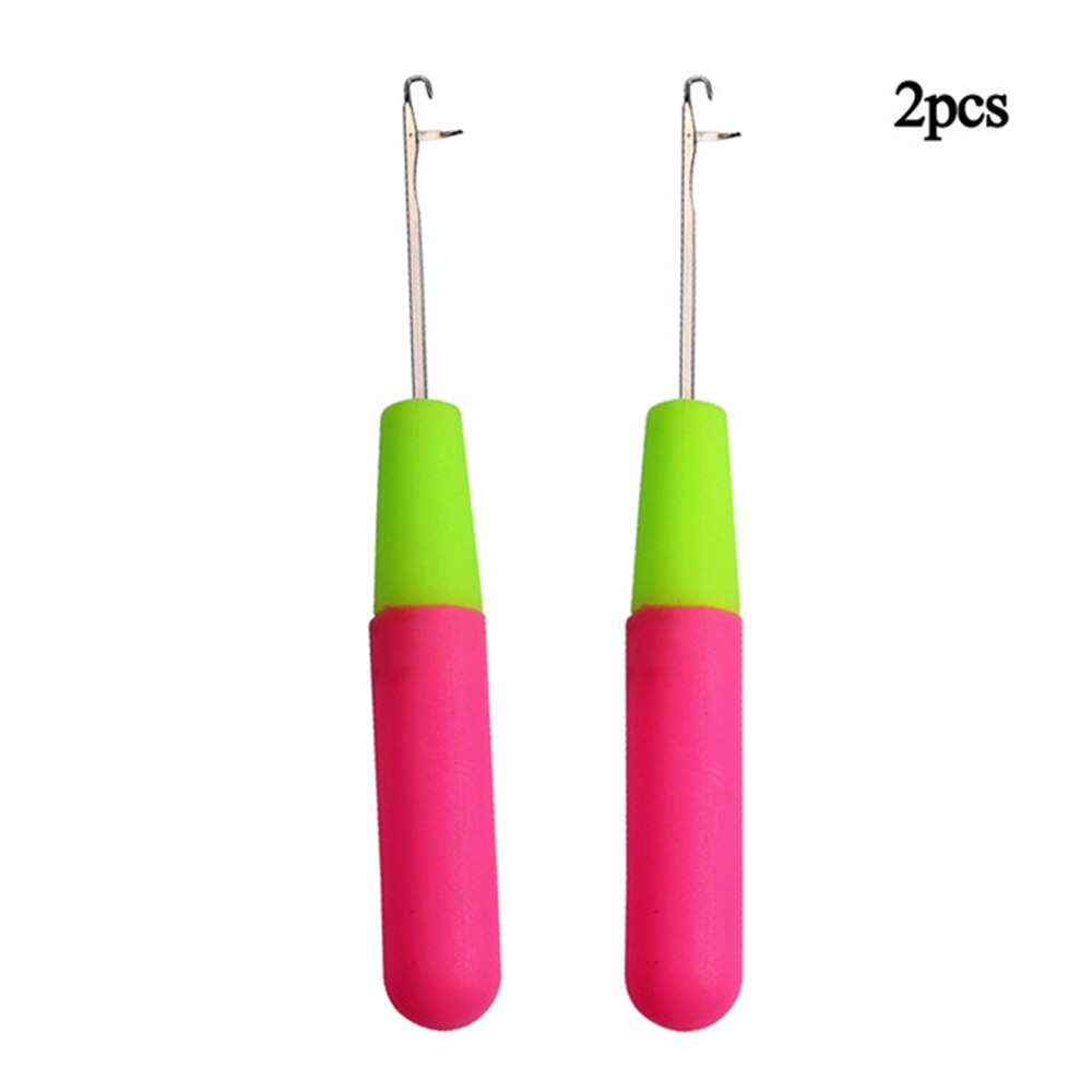 Latch Hook Crochet Needle Dread-lock Knitt Hair Crochet Needle Hook Hair Weaving: 2pcs