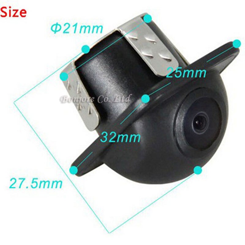Intelligent Dynamic Trajectory Tracks Vehicle Rear View Camera Mini Backup Reverse Parking Camera For DVD Monitor