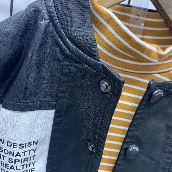 Giacche da cappotto per bambini per ragazzi 2020 autunno moda marca giacca in pelle PU neonati bambini autunno inverno ragazze capispalla cappotti