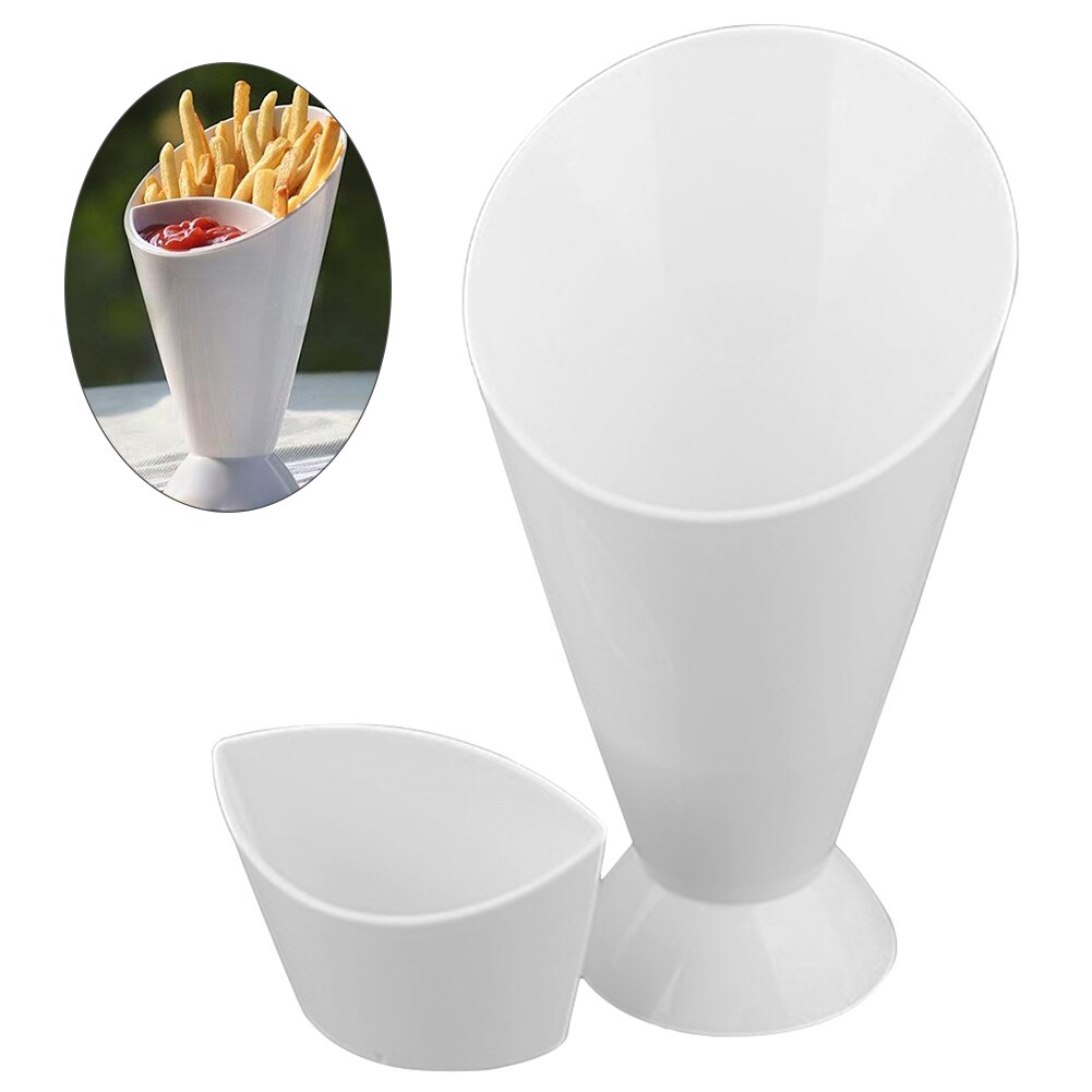 Frieten Plank Houder Diverse Saus Chips Snack Kegel Dip Cup Servies Dienen Houder Aardappel Keuken Gereedschap