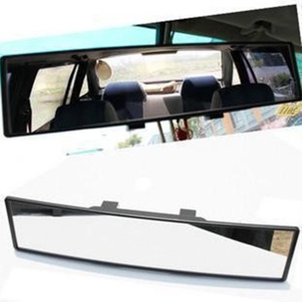 Auto 300Mm Car Rear Mirror Wide-Angle Rearview Mirror Auto Wide Convex Curve Interior Clip On Rear View Mirror