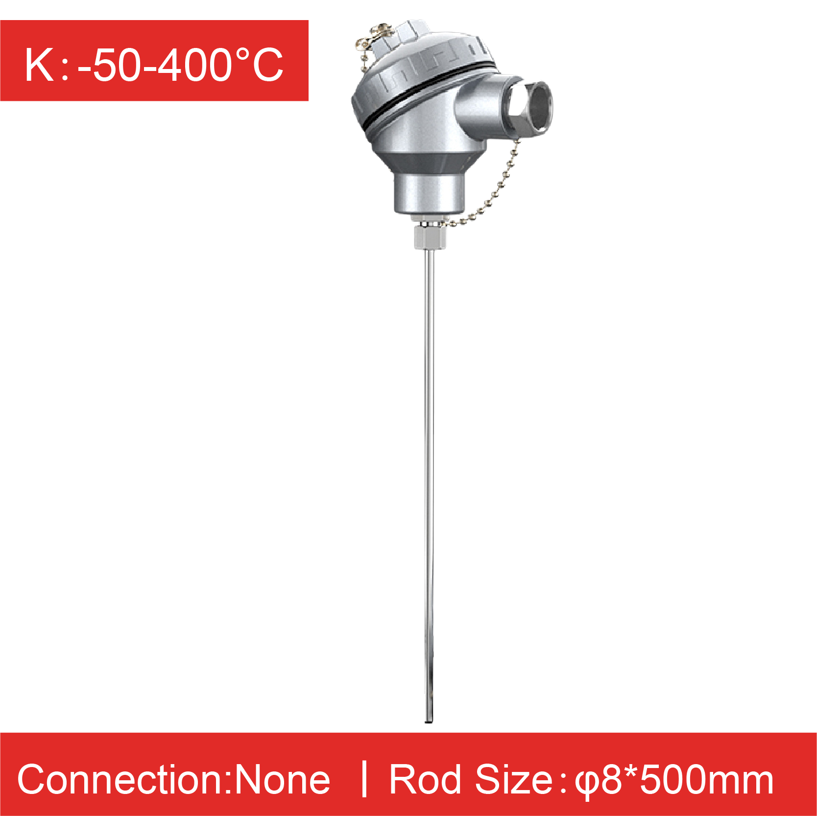 K Type Thermocouple PT100 Temperature Sensor WRNK-131 Armored Probe Industrial RTD Flexible Stainless Steel High Temp: army green