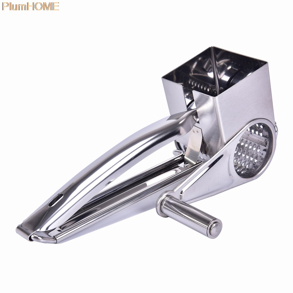 Stainless Steel Hand Crank Rotary Cheese Grater Vegetable Chopper Shredder 430 stainless steel