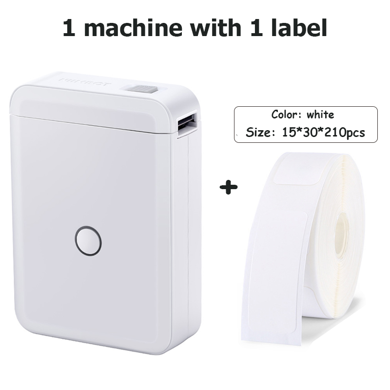 Niimbot D110 Label Maker Price Sticker Portable Bluetooth Thermal Label Printer and USB Cable DIY Date Sticker Label Machine: white2