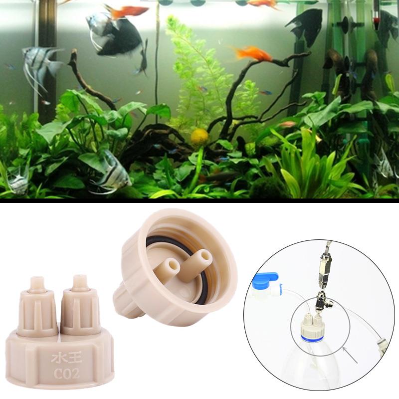Aquarium Bottle Cap Generator CO2 Diffuser Live Plastic Tool System Guage Air Home Plants Planted Fish DIY for