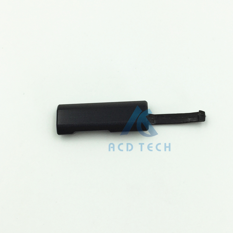 100% puerto de carga USB Original tapa de enchufe de polvo cubierta de ranura de puerto para Sony Xperia Z Ultra XL39H C6802 C6833: Black