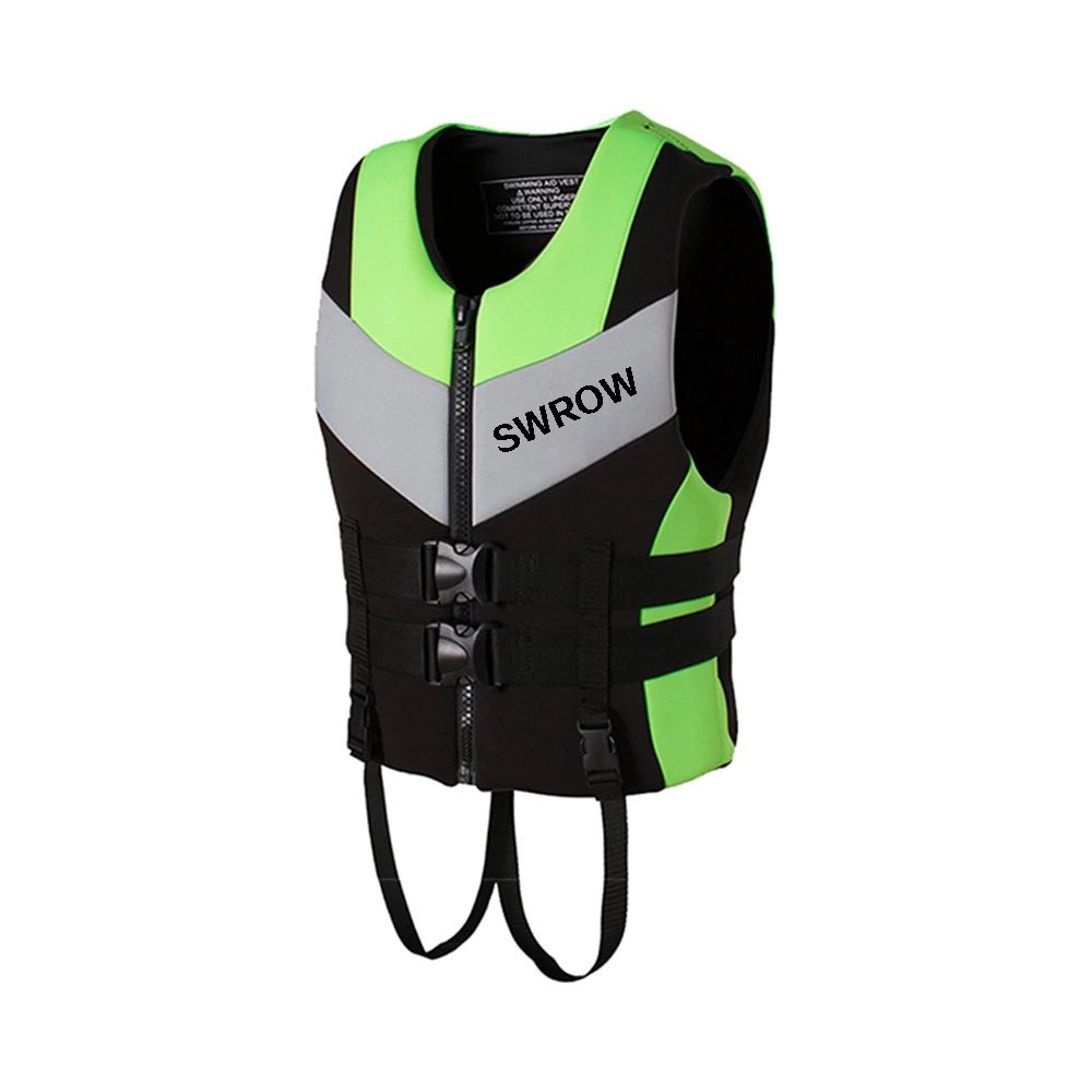 Outdoor rafting Neoprene Life Jacket Adult Safety Life Vest Water Sports Fishing Vest Kayaking Boating Swimming Drifting