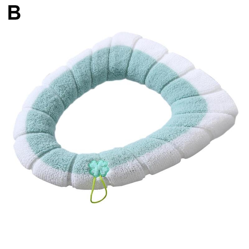 Toilet Seat Cover Washable Toilet Seat Cover Cushion Cover Bathroom Bathroom Accessories Bathroom Accessories Organization: green