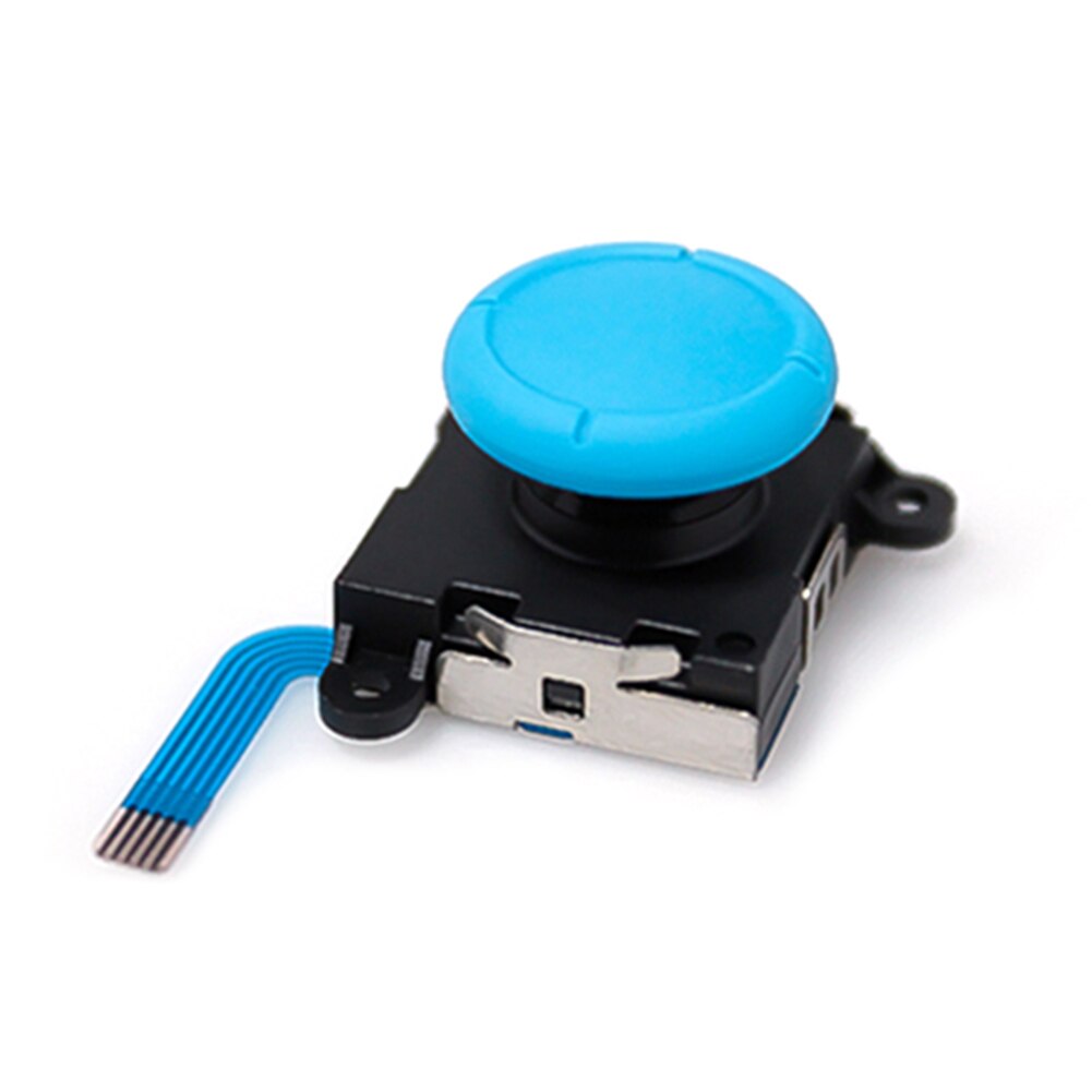 Acessórios eletrônicos da máquina do sensor da vara do polegar da substituição 3d para o reparo do controlador da alegria do interruptor de nintendo: Azul