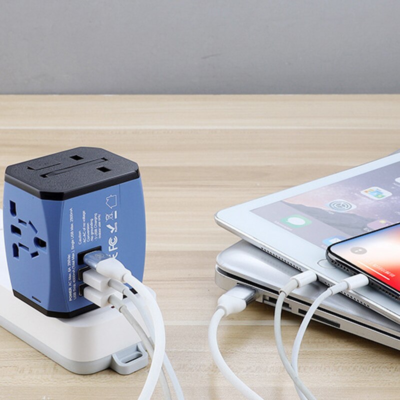 Universal Travel International Power Plug Adapter Multi Socket For US UK AU EU Plug Adapter