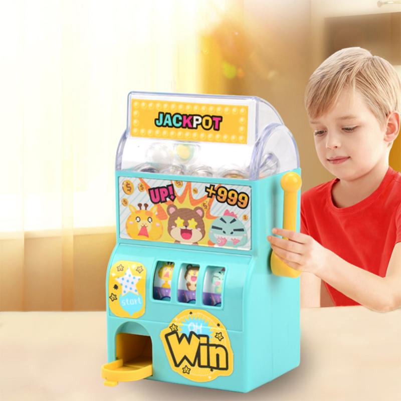 Mini børns legetøj automater puslespil simulation lyd shopping sæt ryste musik manuel rulle foregive lege barn